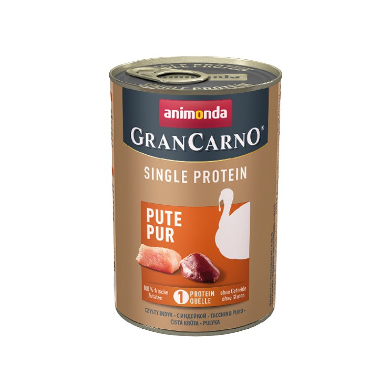 Animonda GranCarno Single Protein Indyk puszka 400g