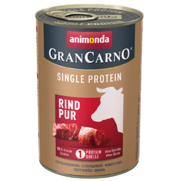 Animonda GranCarno Single Protein Wołowina puszka 400g