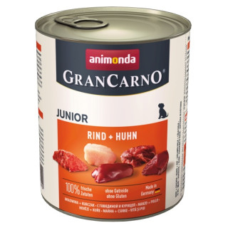 Animonda GranCarno Original Adult Rind Huhn Wołowina + Kurczak puszka 800g