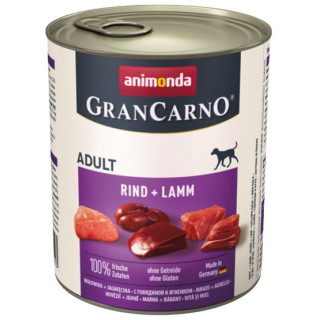 Animonda GranCarno Original Adult Rind Lamm Wołowina + Jagnięcina puszka 800g