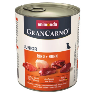 Animonda GranCarno Original Junior Rind Huhn Wołowina + Kurczak puszka 800g