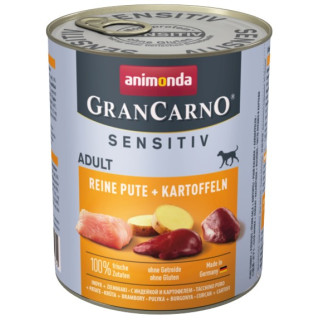 Animonda GranCarno Sensitiv Indyk + ziemniaki puszka 800g