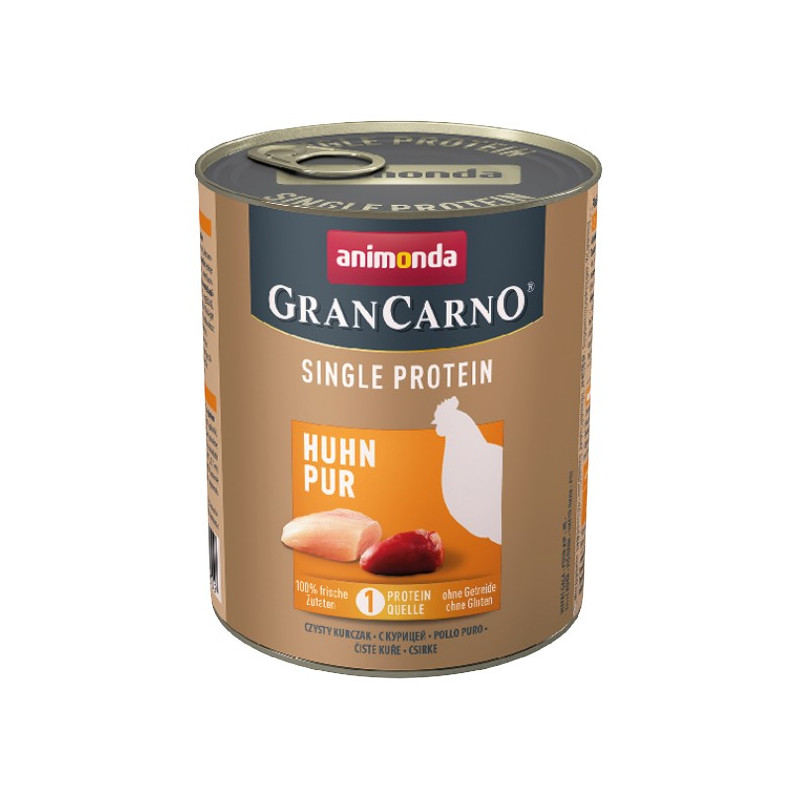 Animonda GranCarno Single Protein Kurczak puszka 800g