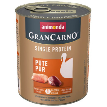 Animonda GranCarno Single Protein Indyk puszka 800g