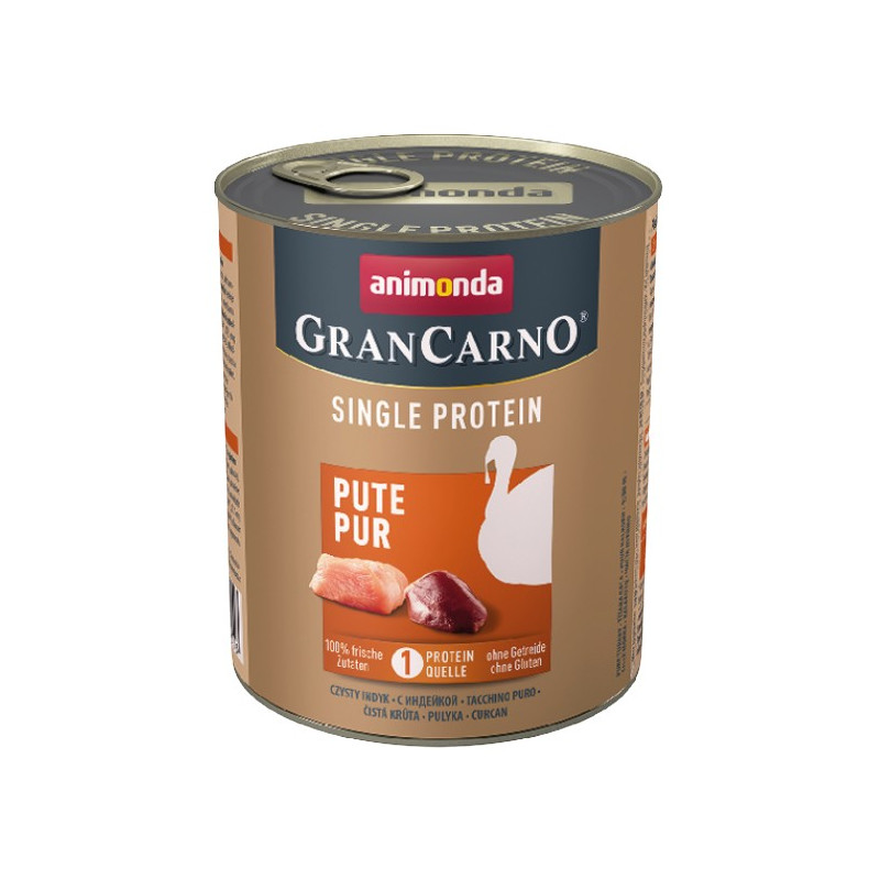 Animonda GranCarno Single Protein Indyk puszka 800g