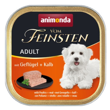 Animonda vom Feinsten Dog Adult Drób i Cielęcina 150g