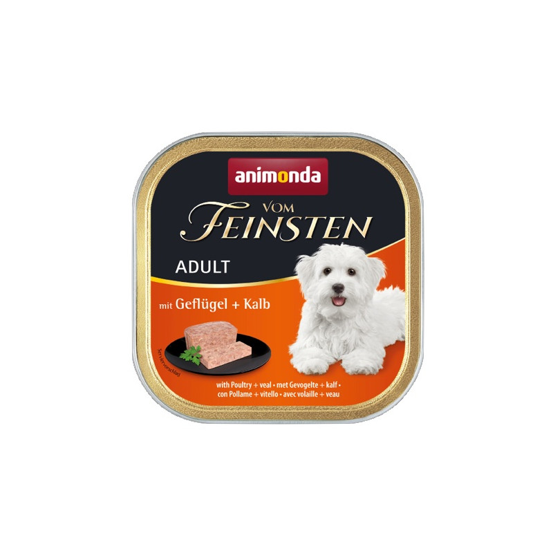 Animonda vom Feinsten Dog Adult Drób i Cielęcina 150g