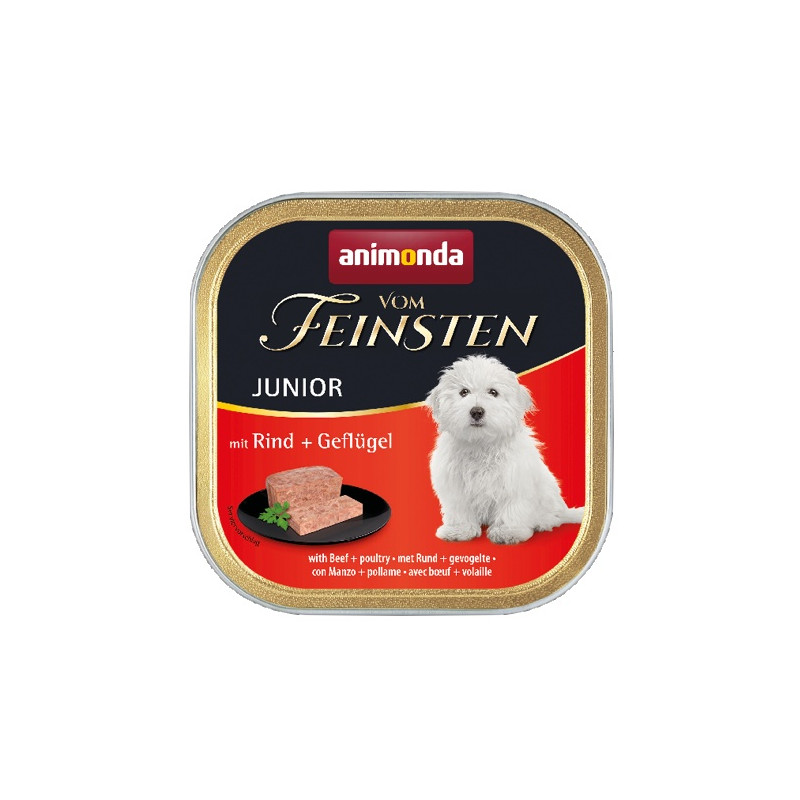 Animonda vom Feinsten Dog Junior Wołowina i Drób 150g