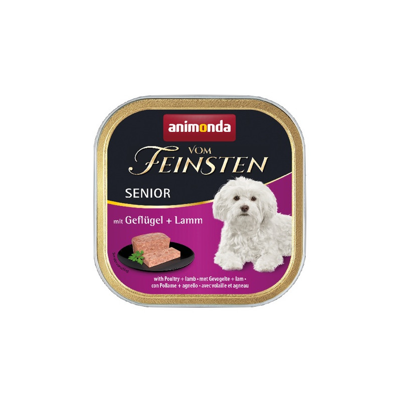 Animonda vom Feinsten Dog Senior Drób i Jagnięcina 150g