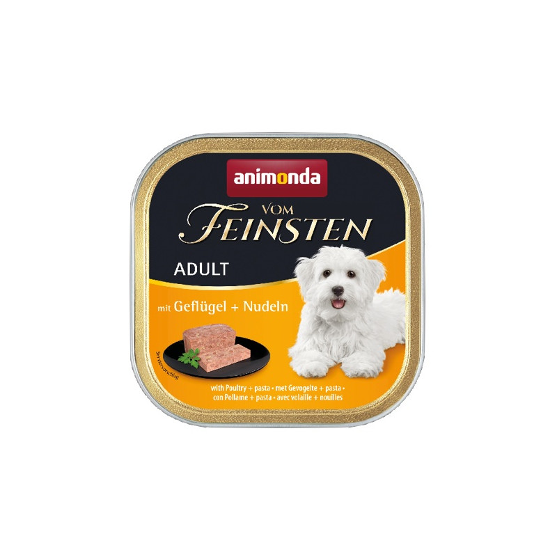 Animonda vom Feinsten Dog Adult Drób i Makaron 150g