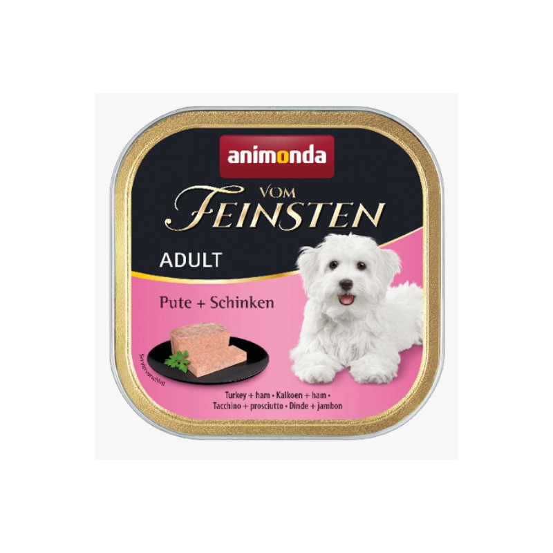 Animonda vom Feinsten Dog Indyk i Szynka 150g