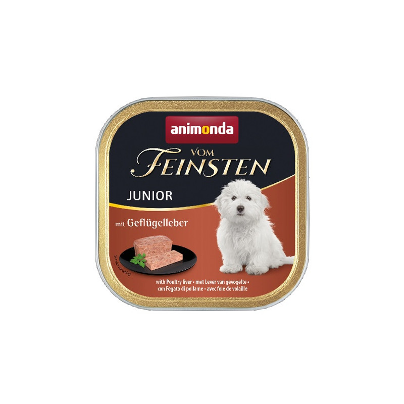 Animonda vom Feinsten Dog Junior Wątróbka drobiowa 150g