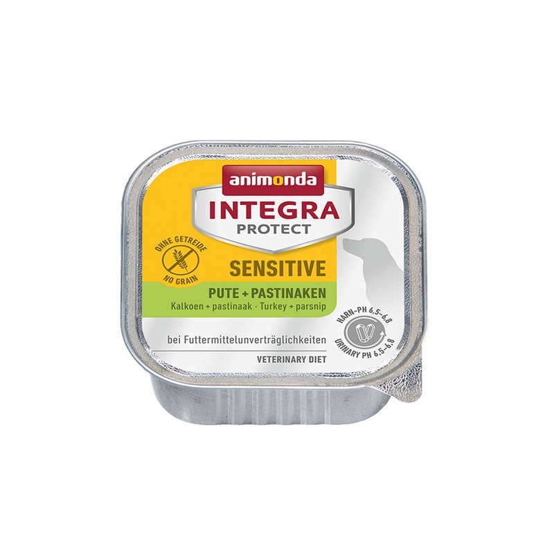 Animonda Integra Protect Sensitive dla psa indyk + pasternak tacka 150g