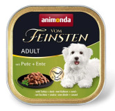 Animonda vom Feinsten Dog Adult Indyk i Kaczka w sosie tacka 150g