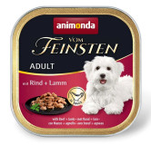 Animonda vom Feinsten Dog Adult Wołowina i Jagnięcina w sosie tacka 150g