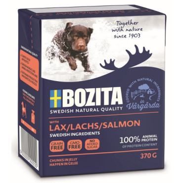 Bozita Dog Tetra Recart z łososiem w galaretce kartonik 370g