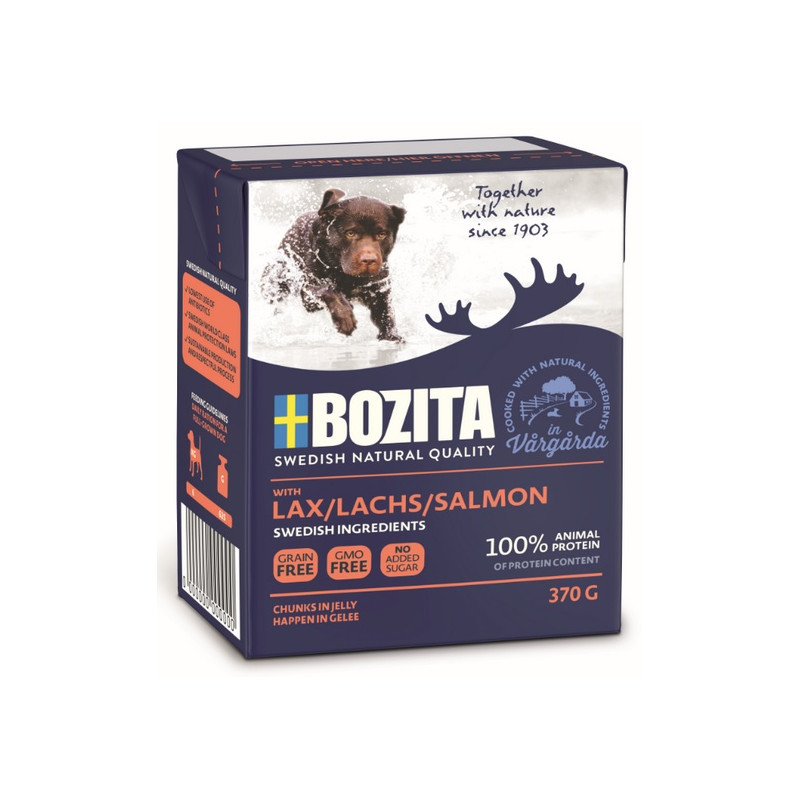 Bozita Dog Tetra Recart z łososiem w galaretce kartonik 370g