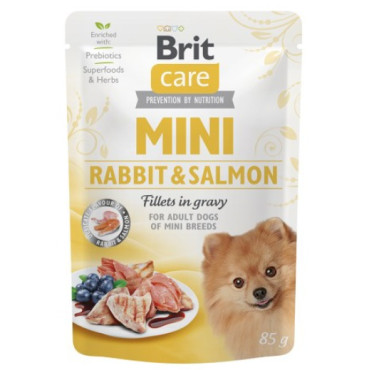 Brit Care Dog Mini Rabbit & Salmon saszetka 85g