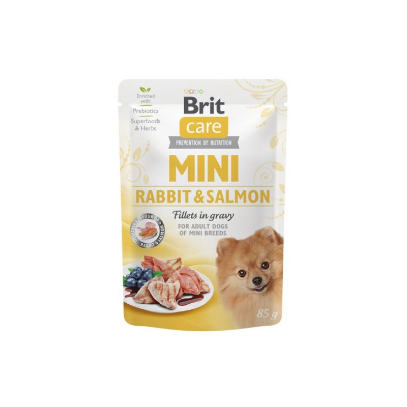 Brit Care Dog Mini Rabbit & Salmon saszetka 85g