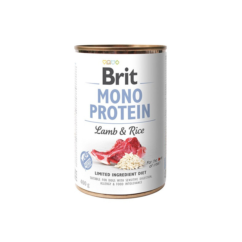 Brit Mono Protein Lamb & Rice puszka 400g