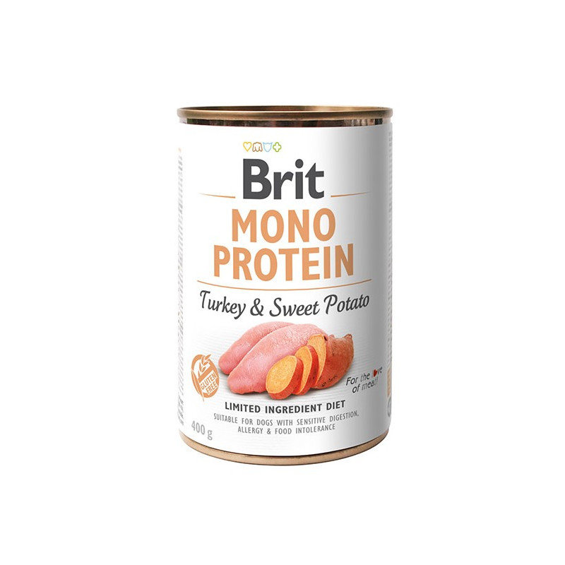 Brit Mono Protein Turkey & Sweet Potato puszka 400g