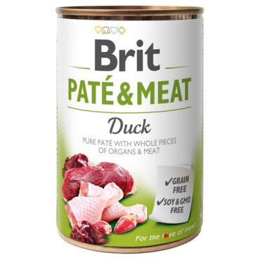 Brit Pate & Meat Dog Duck puszka 400g