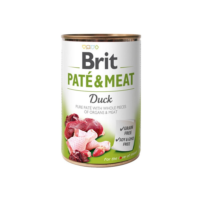 Brit Pate & Meat Dog Duck puszka 400g