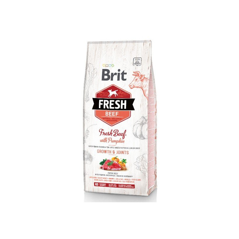 Brit Fresh Dog Puppy Large Beef & Pumpkin 2,5kg