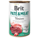 Brit Pate & Meat Dog Venison puszka 400g