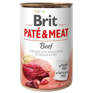 Brit Pate & Meat Dog Beef puszka 800g