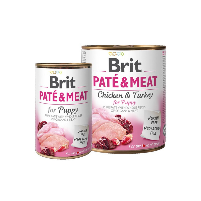 Brit Pate & Meat Dog Puppy puszka 800g