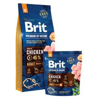 Brit Premium By Nature Adult M Medium 3kg