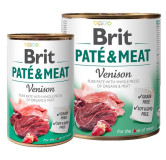 Brit Pate & Meat Dog Venison puszka 800g