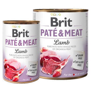 Brit Pate & Meat Dog Lamb puszka 800g