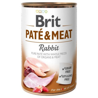 Brit Pate & Meat Dog Rabbit puszka 800g