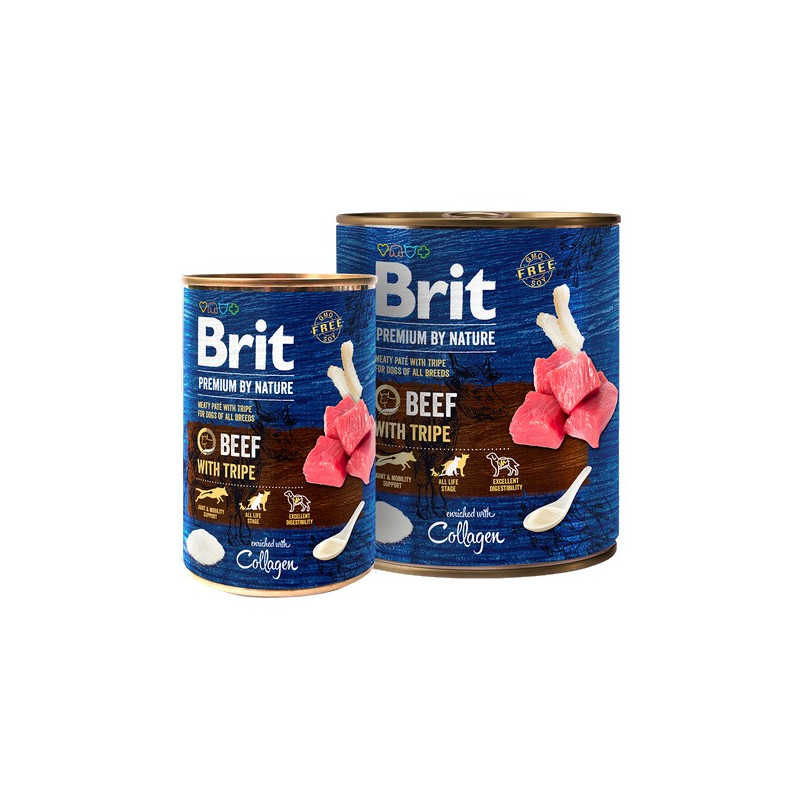 Brit Premium By Nature Beef & Tripe puszka 400g