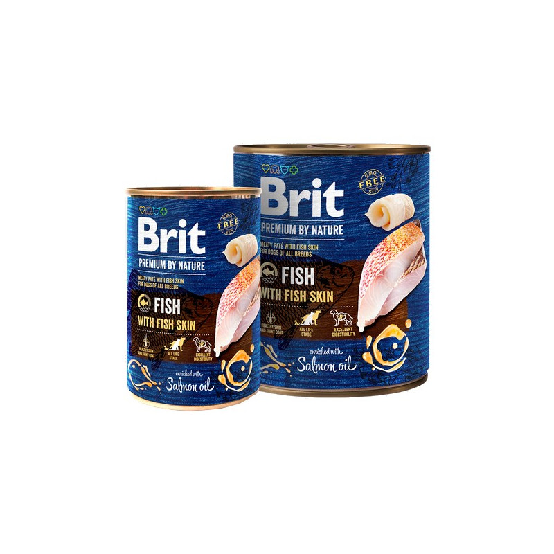 Brit Premium By Nature Fish & Fish Skin puszka 400g