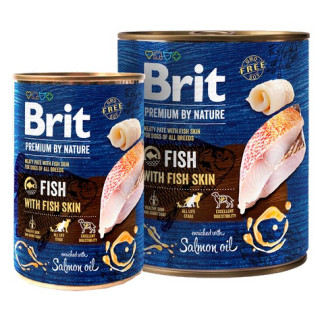 Brit Premium By Nature Fish & Fish Skin puszka 400g