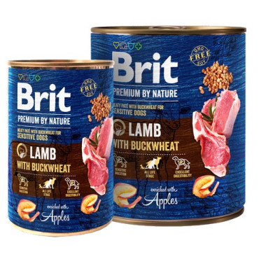 Brit Premium By Nature Lamb & Buckwheat puszka 400g