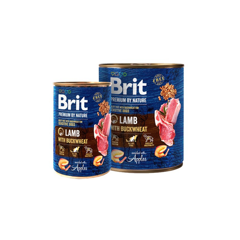 Brit Premium By Nature Lamb & Buckwheat puszka 800g