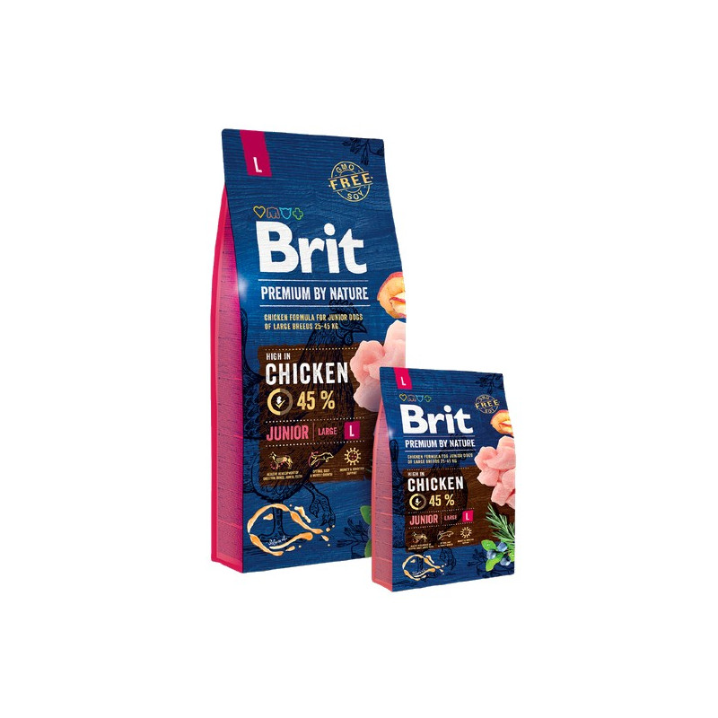 Brit Premium By Nature Junior L Large 15kg