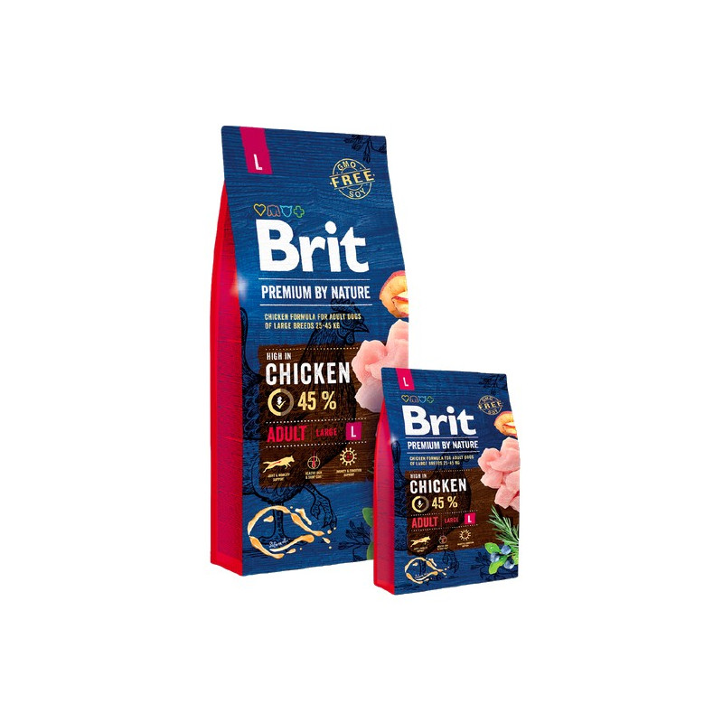 Brit Premium By Nature Adult L Large 3kg