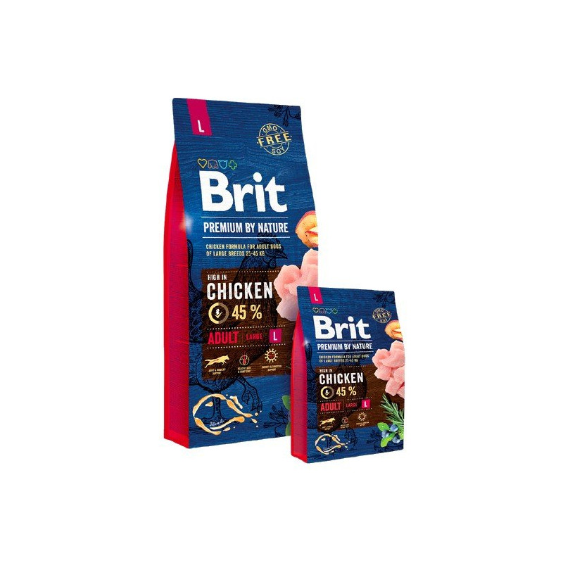 Brit Premium By Nature Adult L Large 15kg