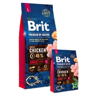 Brit Premium By Nature Adult L Large 15kg