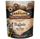 Carnilove Dog Buffalo & Rose Petals - bawół i płatki róży saszetka 300g