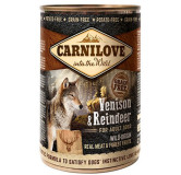 Carnilove Dog Wild Meat Venison & Reindeer Adult - dzik i renifer puszka 400g