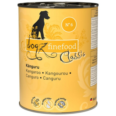 Dogz Finefood Classic N.06 Kangur puszka 400g