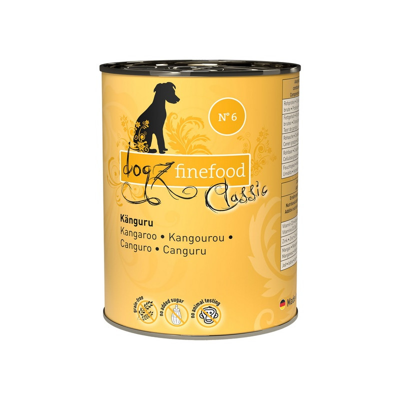 Dogz Finefood Classic N.06 Kangur puszka 400g