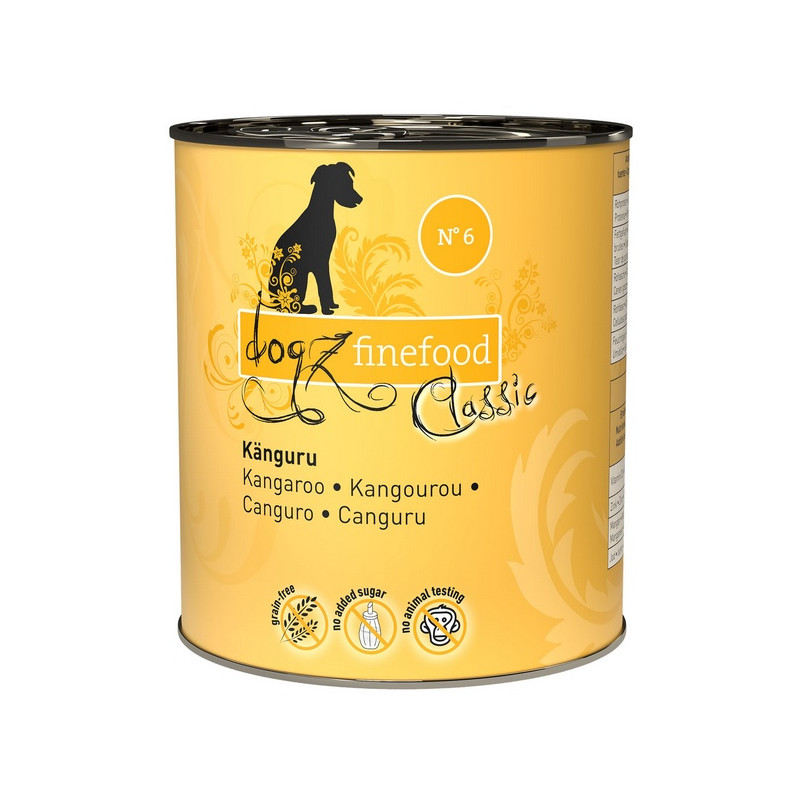 Dogz Finefood Classic N.06 Kangur puszka 800g