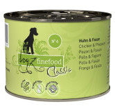 Dogz Finefood Classic N.04 Kurczak i bażant puszka 200g